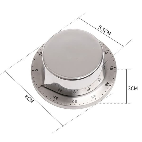 Kök timer, matlagningstimer med högt alarm, ingen silver