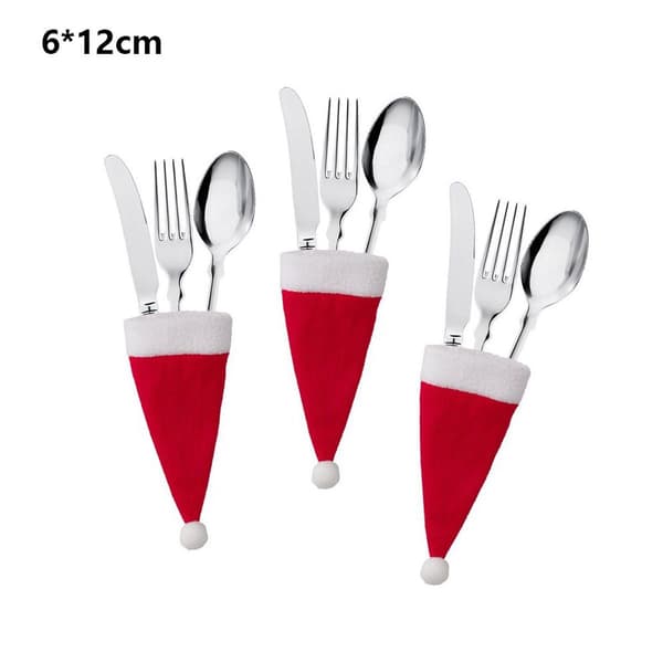10 stk. Mini Julemand Hat Julepynt Hjem Julegave