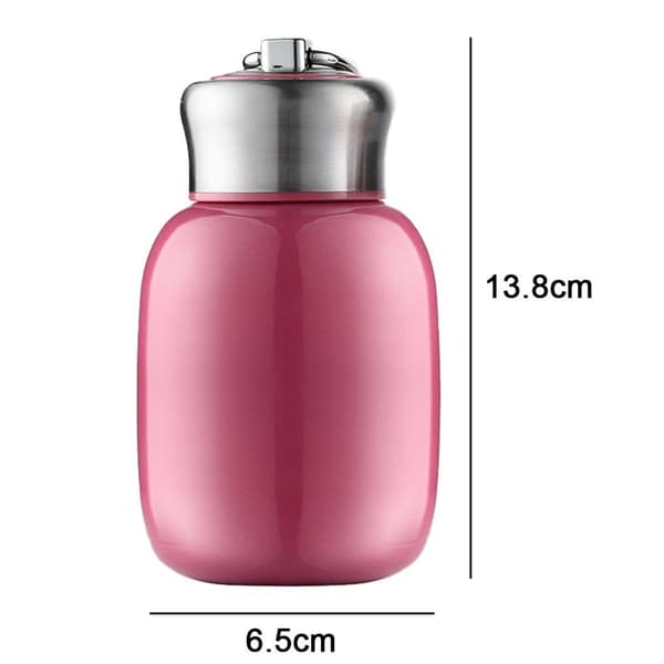 Mini 280ml rustfrit vakuumisoleret vandflaske Style 4 KLB