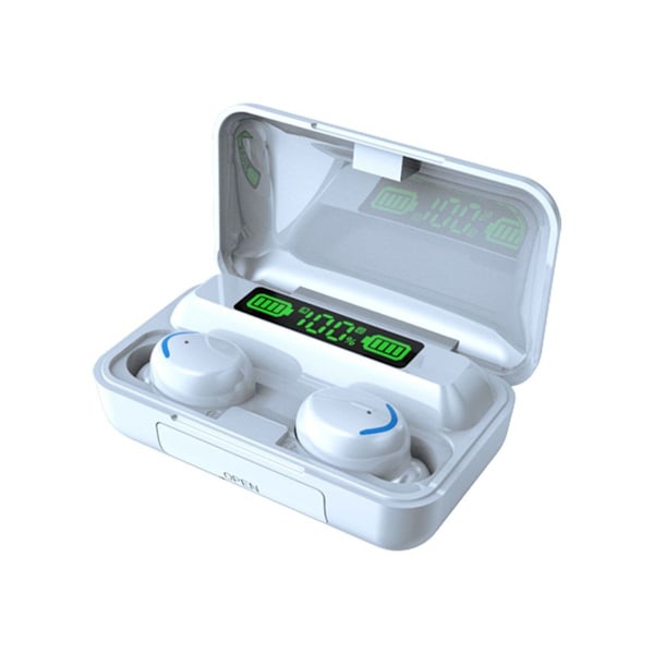 Langattomat Bluetooth 5.1 IPX5 -vedenpitävät nappikuulokkeet, valkoinen