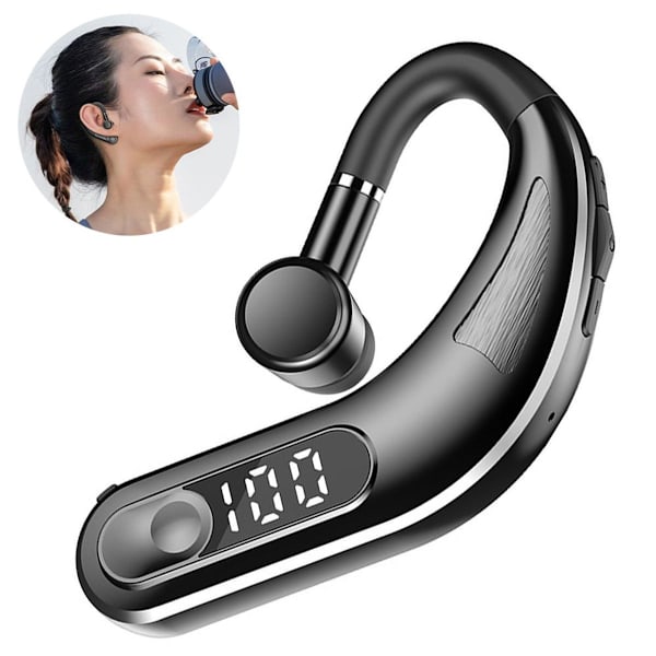 Bluetooth-kuulokkeet V5.2 Bluetooth-kuulokkeet mikrofonilla Musta