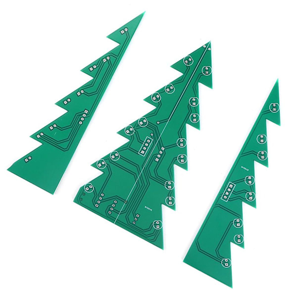 DIY PCB-modul juletræ LED-sæt KLB
