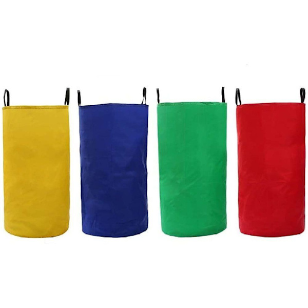 Hopppåsar för barn, 4-pack säckrace utomhuslekset för fester och