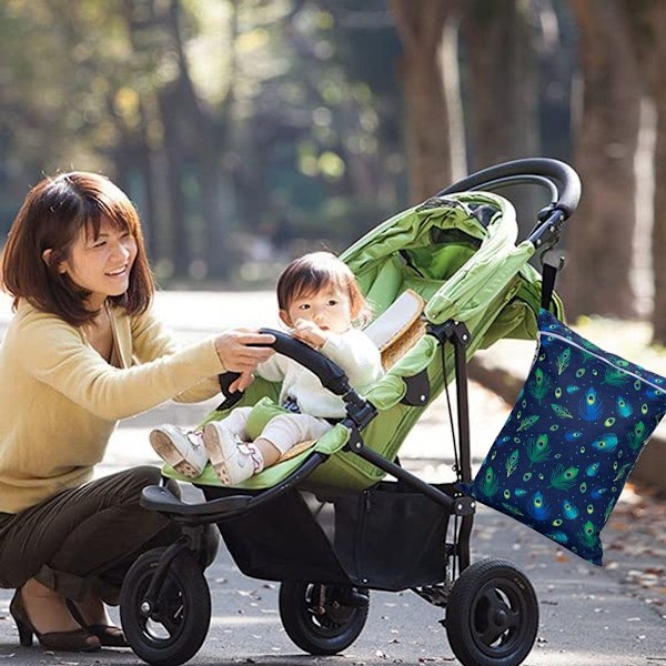 Vaskbare våde og tørre poser til babystofbleer Style2 KLB