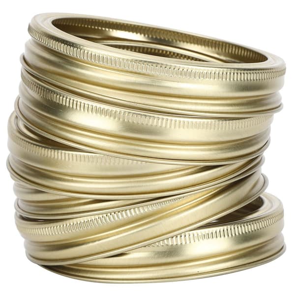 24 stk Glass Sealing Storage Lids Split Solid Caps KLB