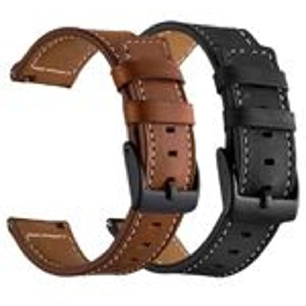 Læderrem kompatibel med Galaxy Watch 4 Classic