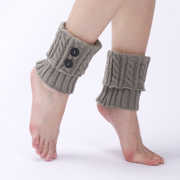 Parit Naiset Talvi Lämmin Virkattu Neulotu Boot Cuff Sukka Lyhyt Jalka Lämmin Yhdistelmä 4 KLB