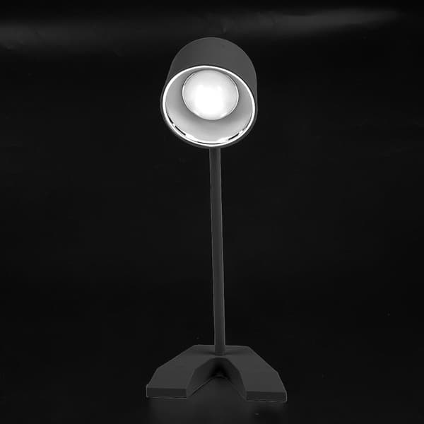 USB Genopladelig LED Bordlampe med Øjenbeskyttelse (Sort) KLB