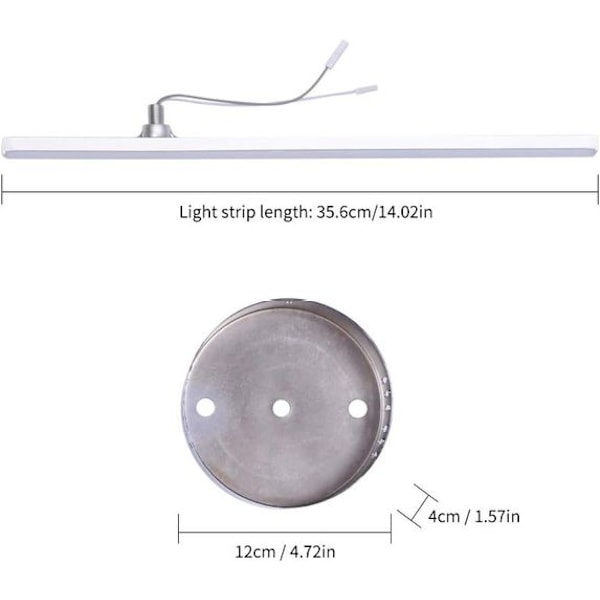 LED taklampe, moderne taklampe med parallell stripe design og 2