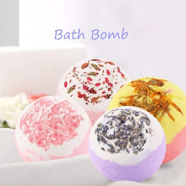 PCS Bath Bombs Gaveesett for Baby Jenter Kvinner Menn Avslapping & Organisk t KLB