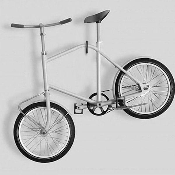 Cykelkroge, 2 stk., bæreevne 25 kg, rød