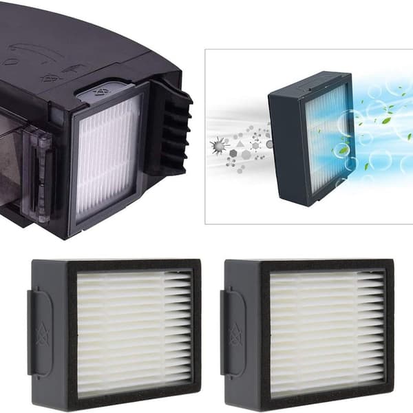 10-pack HEPA-filter, kompatibel med iRobot Roomba i och e Series i7 +