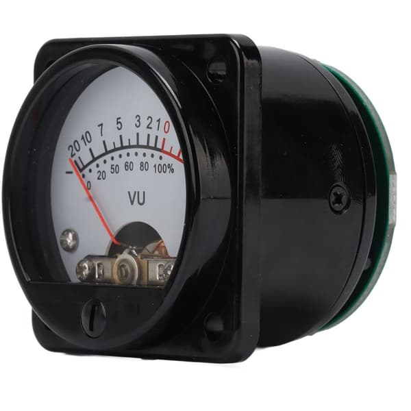 VU panel meter, professionel VU meter, lydniveau forstærker KLB