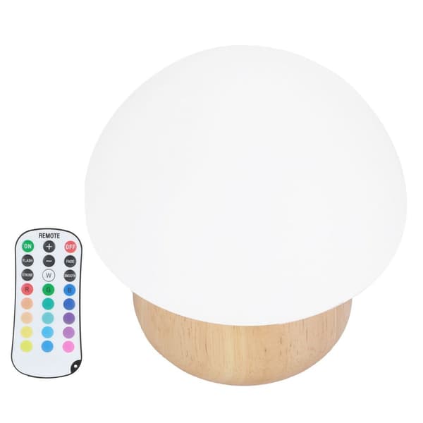 3W LED Svampe Nattelys USB RGB Silikone Farverig KLB