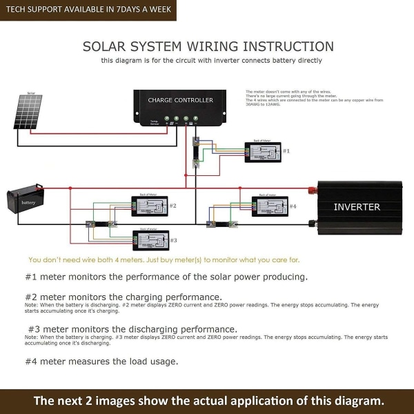 DC 6,5-100 V 100 A Spænding Strøm Effekt Energimåler DC Volt Amp