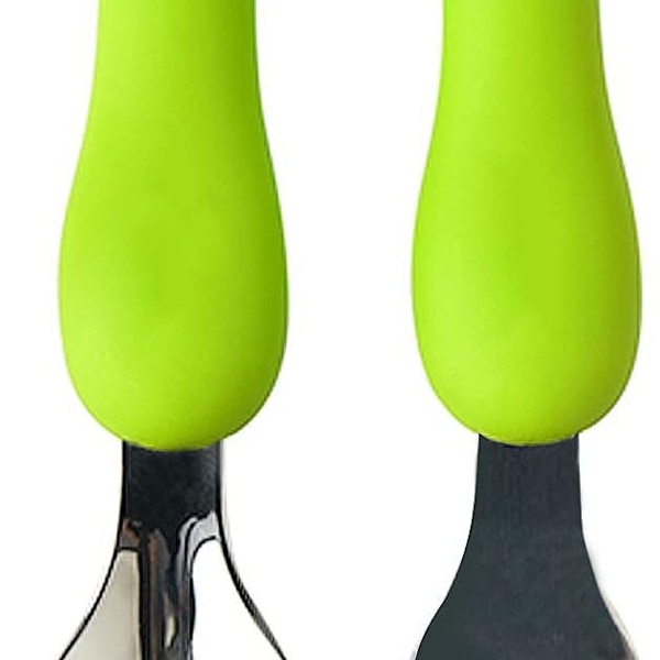 1 set rostfritt bestickset, babybestick, barnbestick gaffel och sked KLB