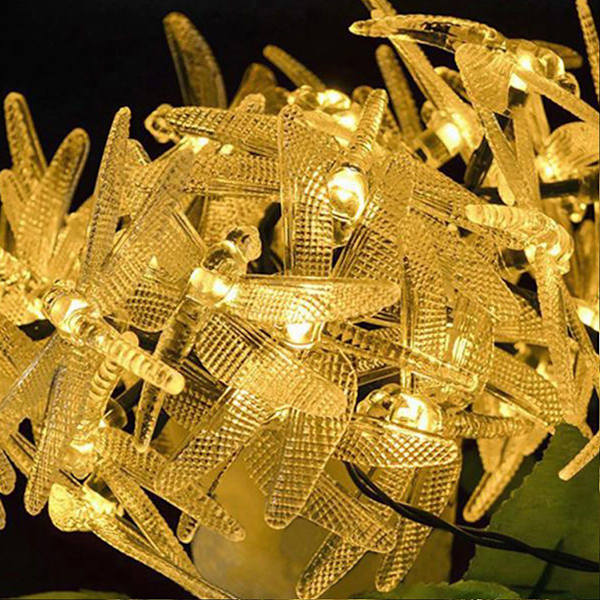 10 LED 1,5 m trollsländformade ljusslingor för hem KLB