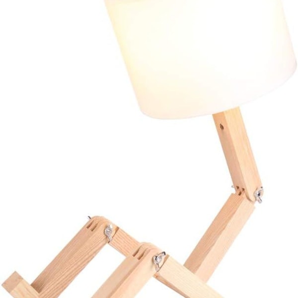Kreativ robotbordlampe, justerbar - barnerom, Béro KLB