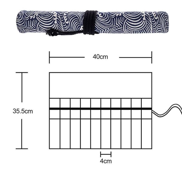 Lerretrullholder med 20 rom for stil 3