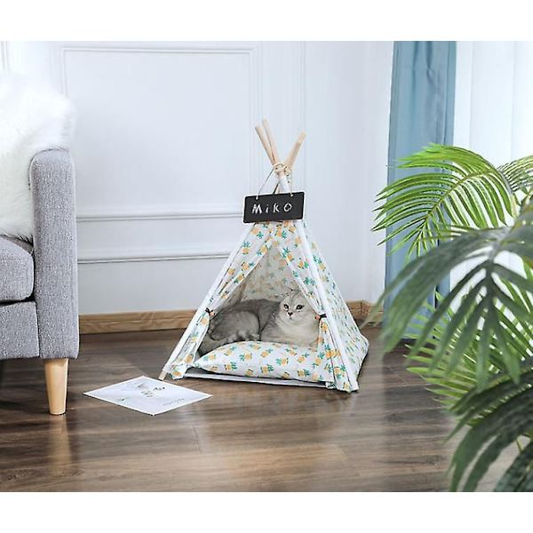 Pet Teepee, Hund og Katteseng, Dyrehus med Tyk Hynde C