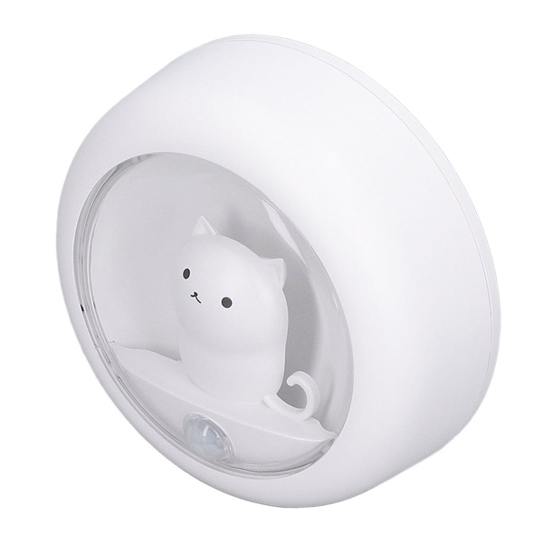 LED-nattlampa med rörelsesensor Katt USB-laddning KLB