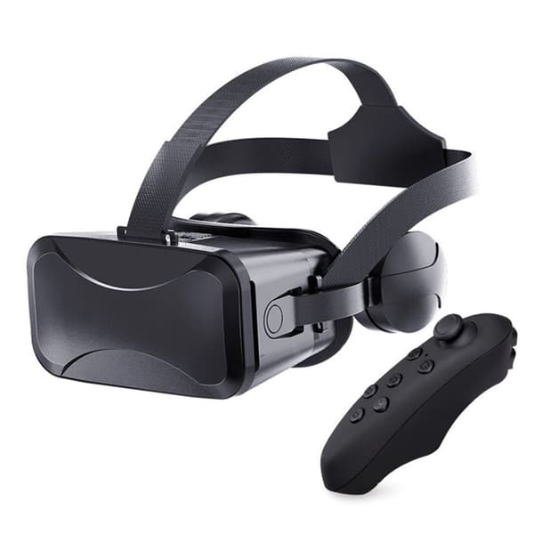VR-headset kompatibel med - Universelle virtual reality-briller Sort
