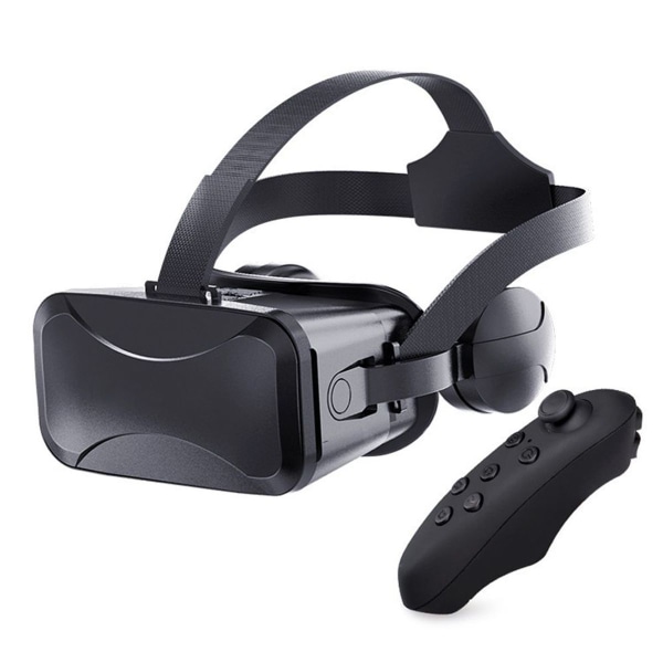 VR-headset kompatibelt med - Universal virtual reality-briller Svart