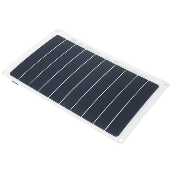 Bærbar 10W utendørs solcellepanel lader med KLB