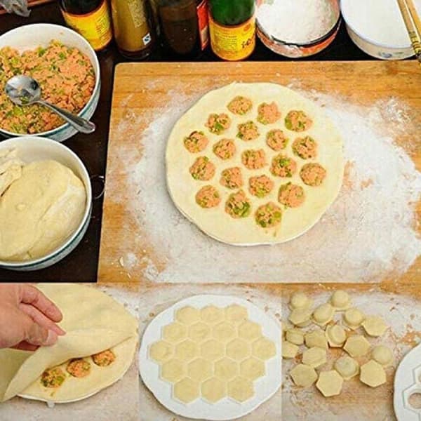 Dumplingform, Dumplingmaker, Wontonform i Aluminium, Dumplings