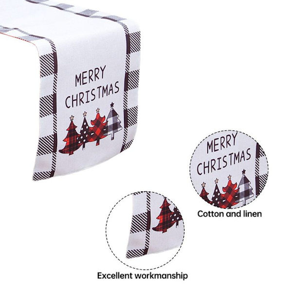Julebordløper God Jul Kommode Skjerf stil 2