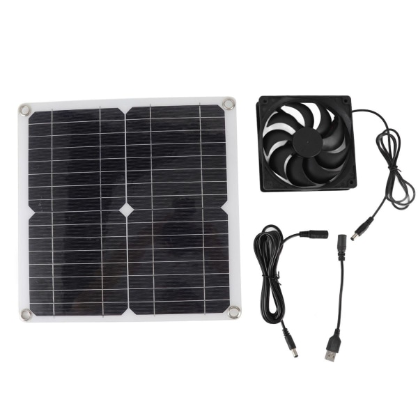 Solpanel Fläkt Lätt Bärbar Solcellsfläkt Kit KLB