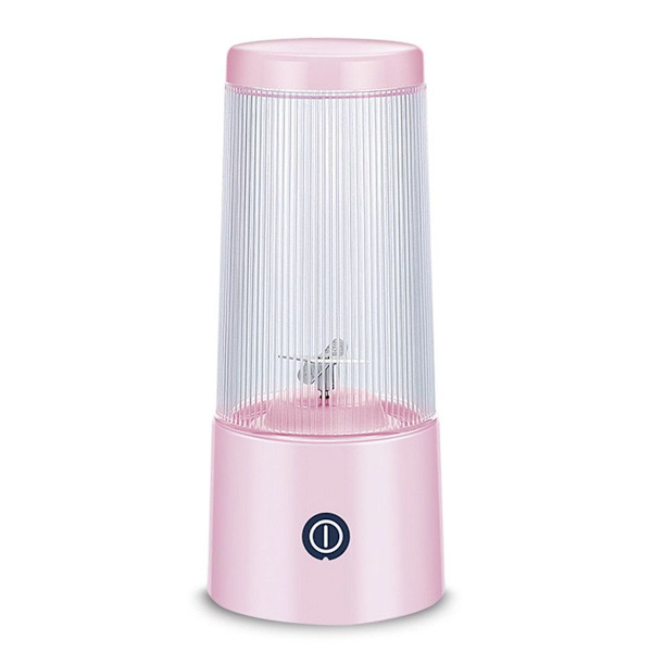 Bærbar blender, personlig størrelse blender til smoothies og pink