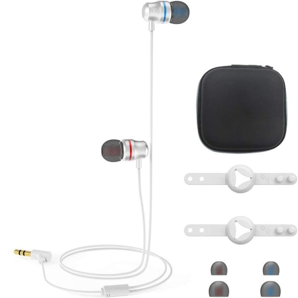 Noise Isolating Earbuds -kuulokkeet, jotka on suunniteltu erityisesti valkoisille