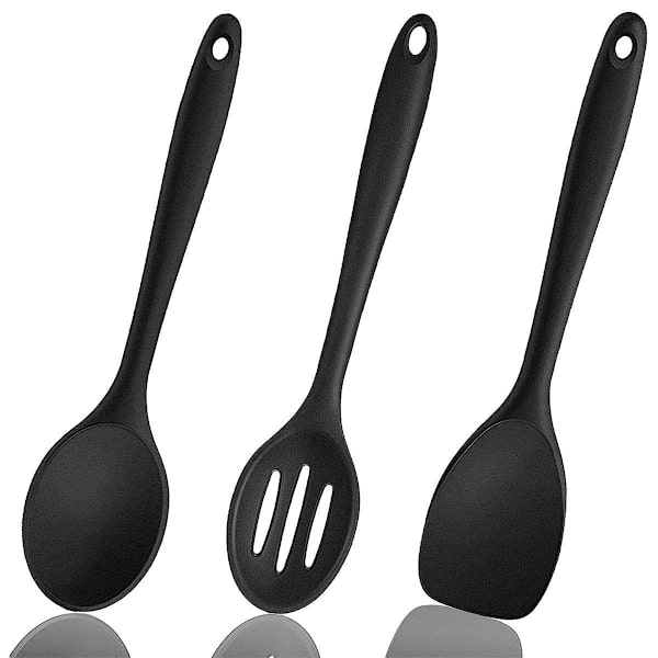 Set med 3 Silikonvispar, Silikon-spatelset