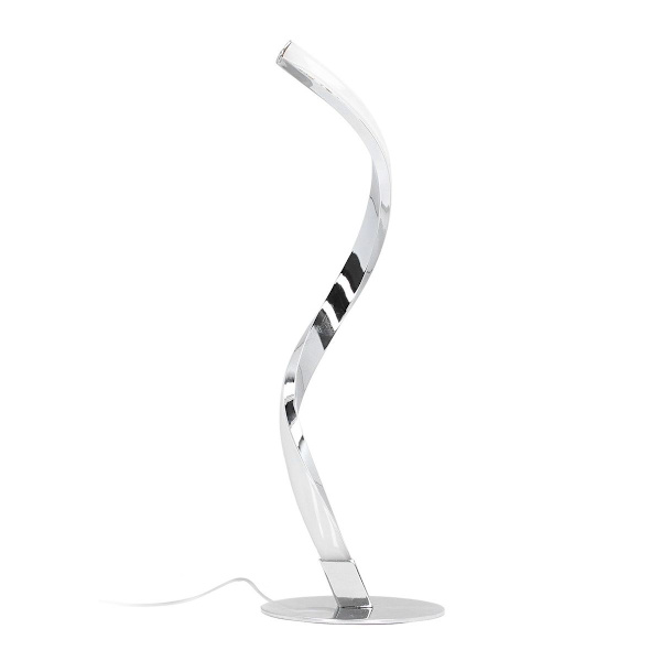 Böjd LED-spiralbordslampa, modern 3000K vitt ljus KLB