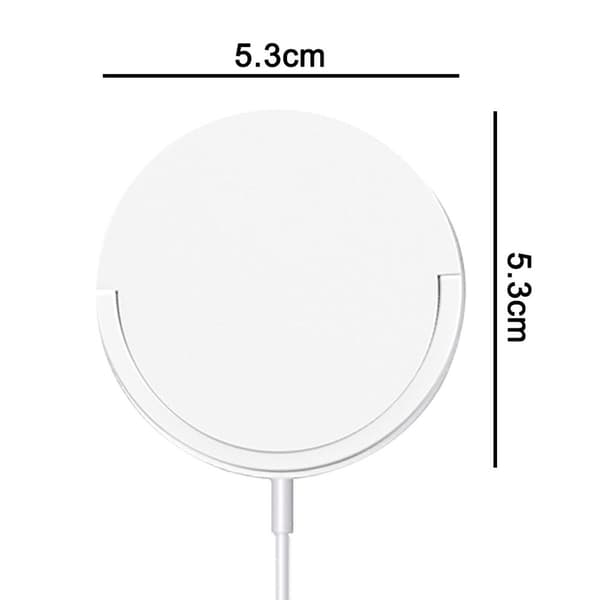 Magnetisk trådløs lader, rask trådløs hvit KLB