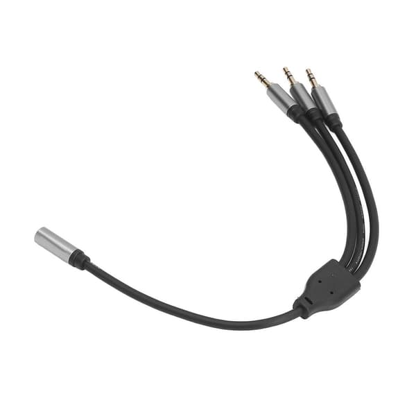 3,5 mm TRRS til 3,5 mm kabel hun til han stereo splitter KLB