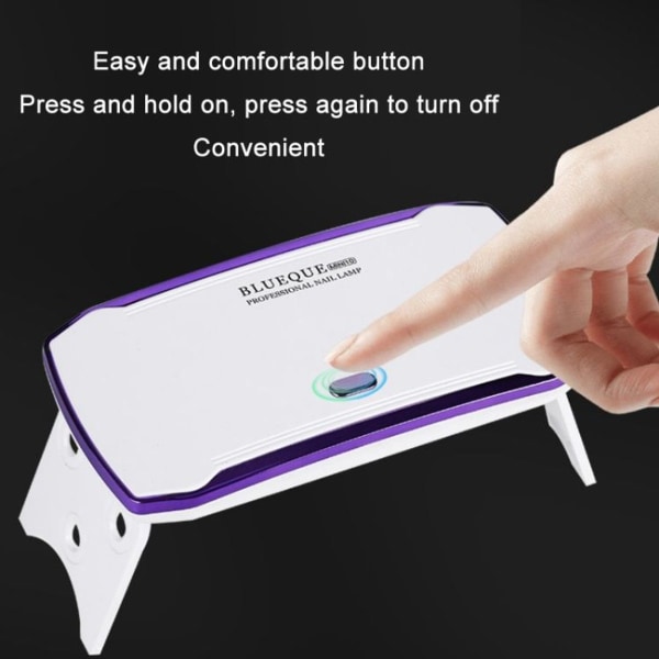 USB-driven UV-fototerapi nagelkonst handhållen enhet (Mini-10)