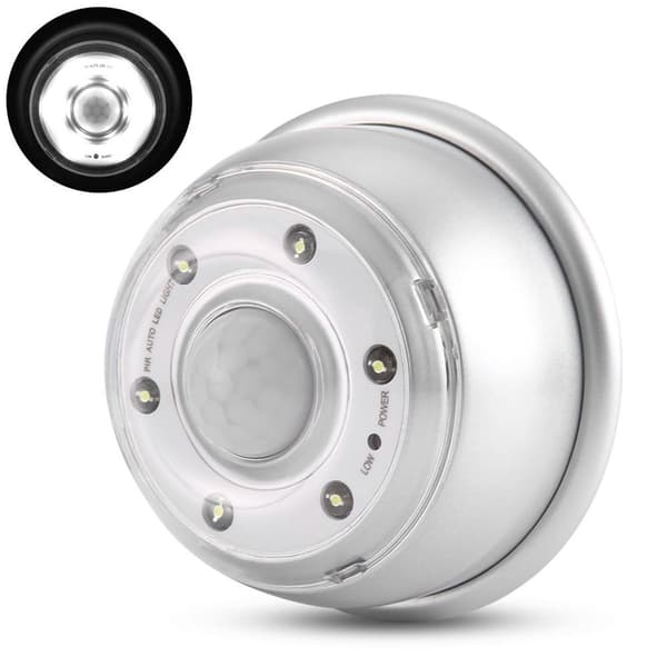 6LED IR bevægelsessensor natlys lysstyrke justerbar KLB