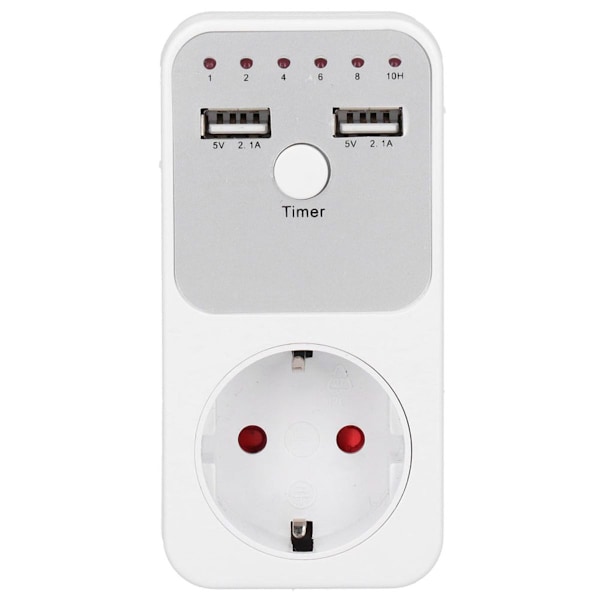 180 260V USB Smart Digital Nedtellingstimer-kontakt for KLB
