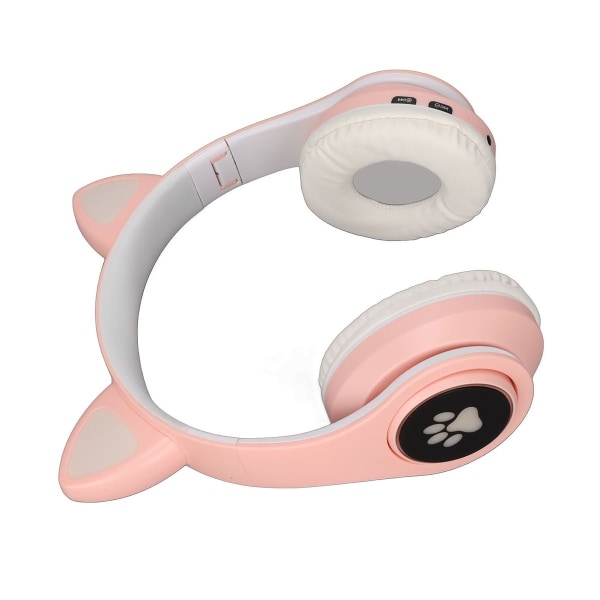 Lysende katteøre Bluetooth-hodetelefoner Bass Foldable Wireless KLB