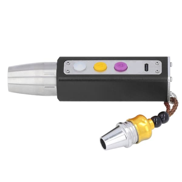 Smykke lommelykt 3 LED 3 lysmoduser USB-lading bærbar KLB