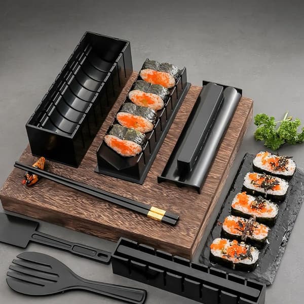 Sushi Maker Kit Sushi Maker 10 stykker Premium sæt i plast Sushi værktøjssæt