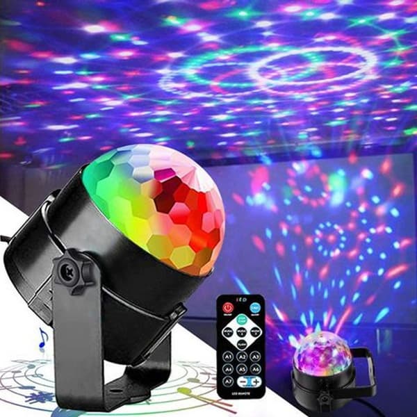 Discokule discolys partylys discolys lyseffekter 7 farger KLB