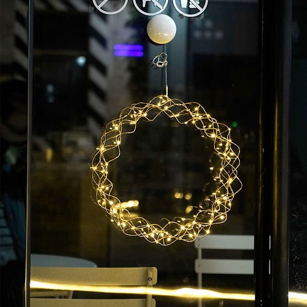 LED-slingljus, runda batteridrivna slingljus för hemmet KLB