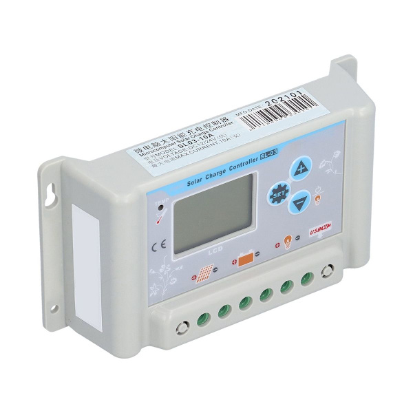 LCD-display för solcellsladdningsregulator solpanel KLB