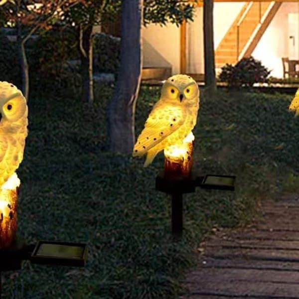 Hagesolcellelampe, solcellelampe utendørs LED-solcellelampe hageplugg KLB