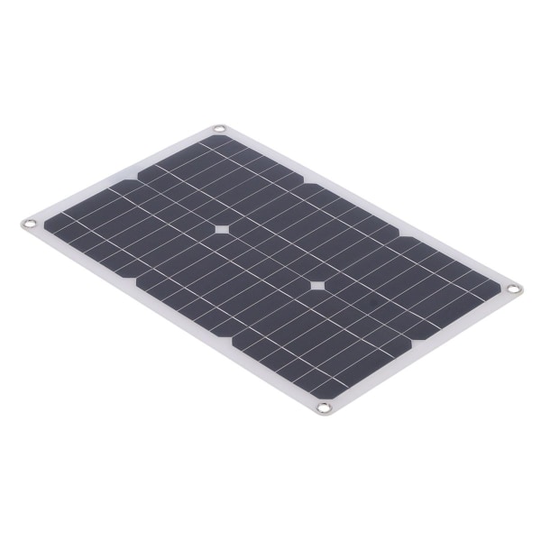 Fleksibelt 23W solcellepanelsett med dobbel USB og DC utganger KLB