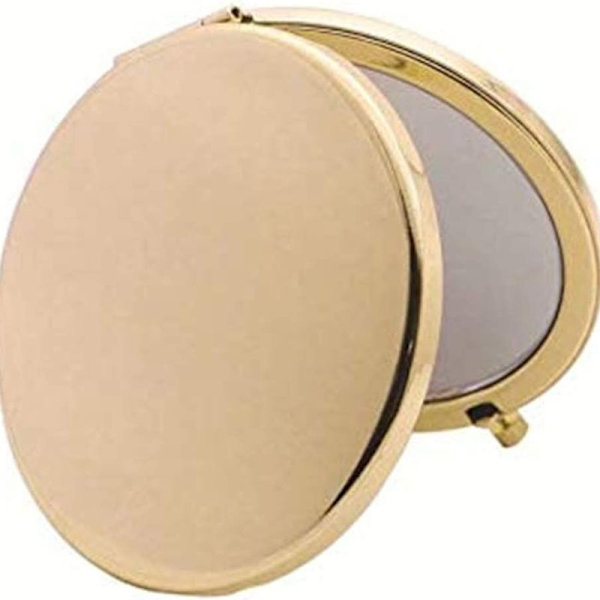 Foldbart dobbeltsidet mini lommespejl til makeup