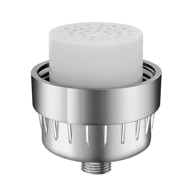 20-lags dusjfilter, dusjhodefilter med 3 filterpatroner,